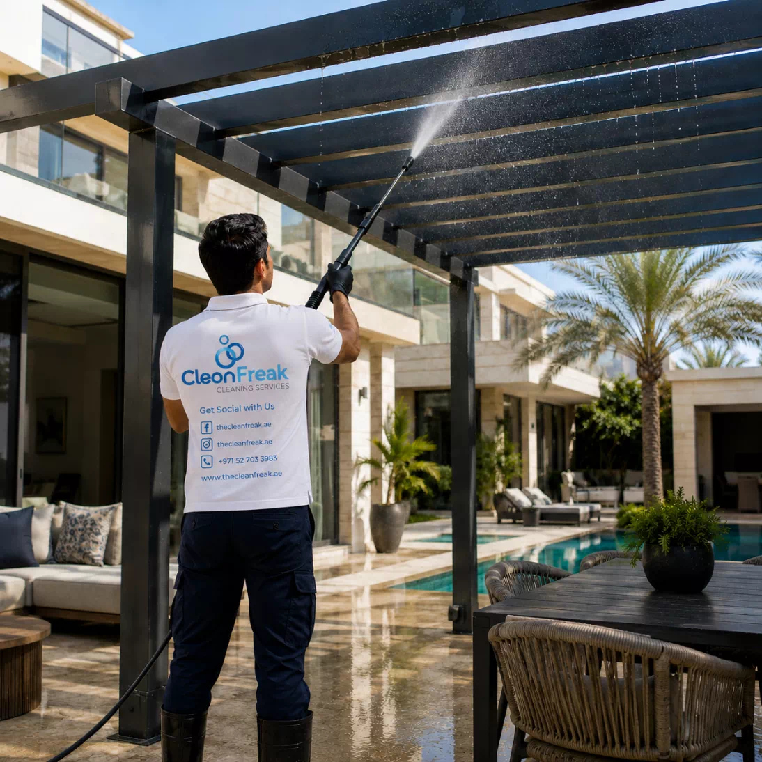 Pergola Cleaning