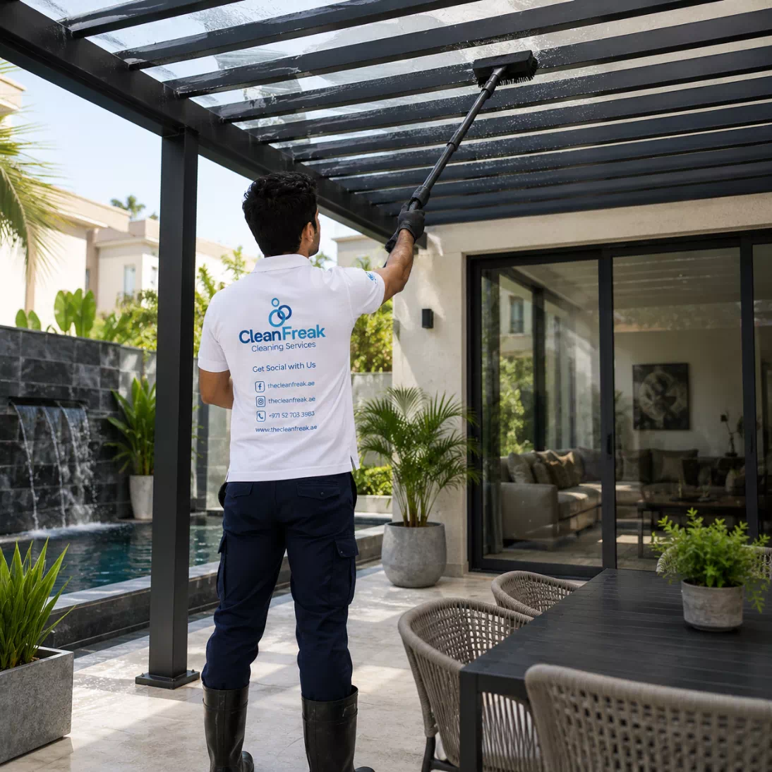 Pergola Cleaning